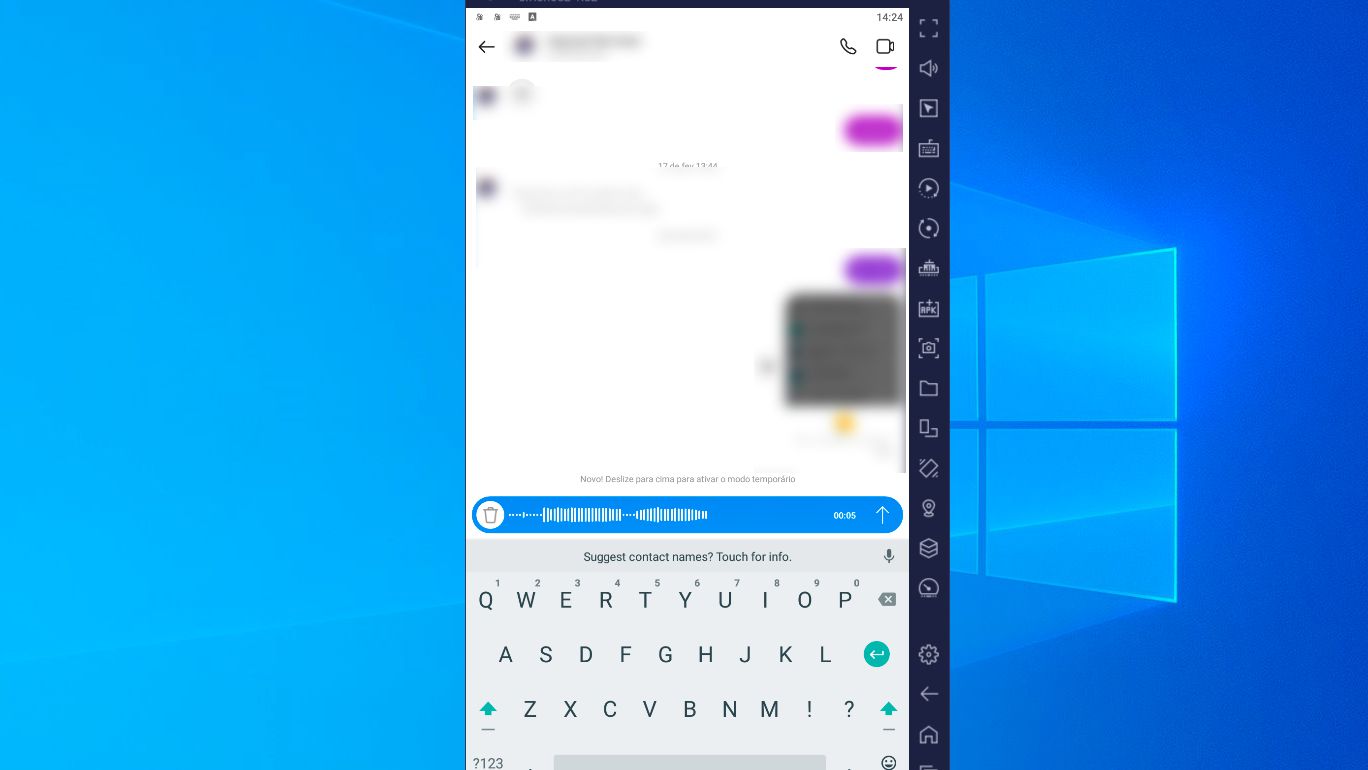 Como mandar áudio no Instagram pelo PC Mensagem de voz Canaltech