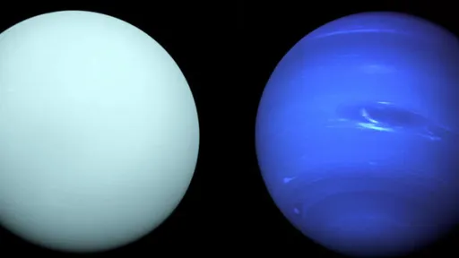 Colisões gigantes podem ter causado diferenças entre Urano e Netuno 