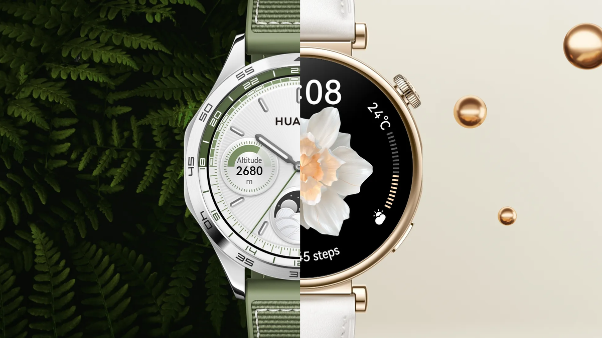 Huawei Watch GT 4 chega com estilo refinado em duas opções de