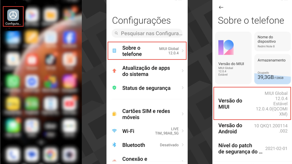 Passos para ativar o modo desenvolvedor na Xiaomi