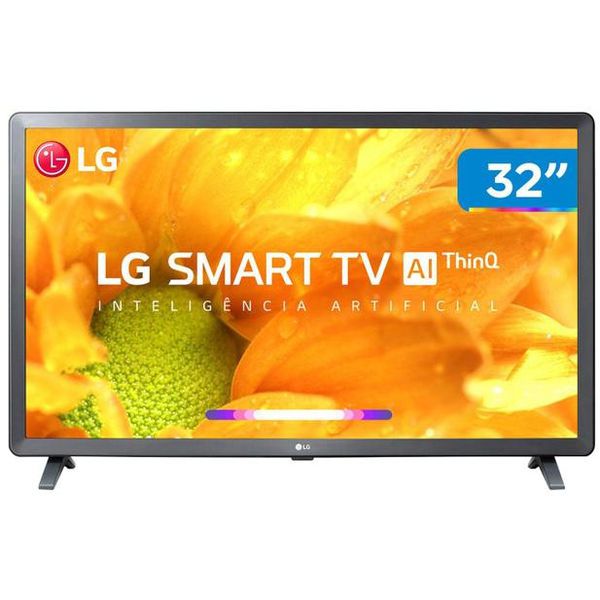 Smart TV HD LED 32” LG 32LM625BPSB Wi-Fi Bluetooth - HDR Inteligência Artificial 3 HDMI 2 USB - Magazine Canaltechbr