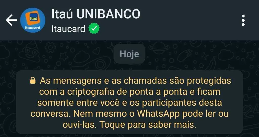  Itaú Unibanco alerta clientes sobre transações suspeitas via WhatsApp