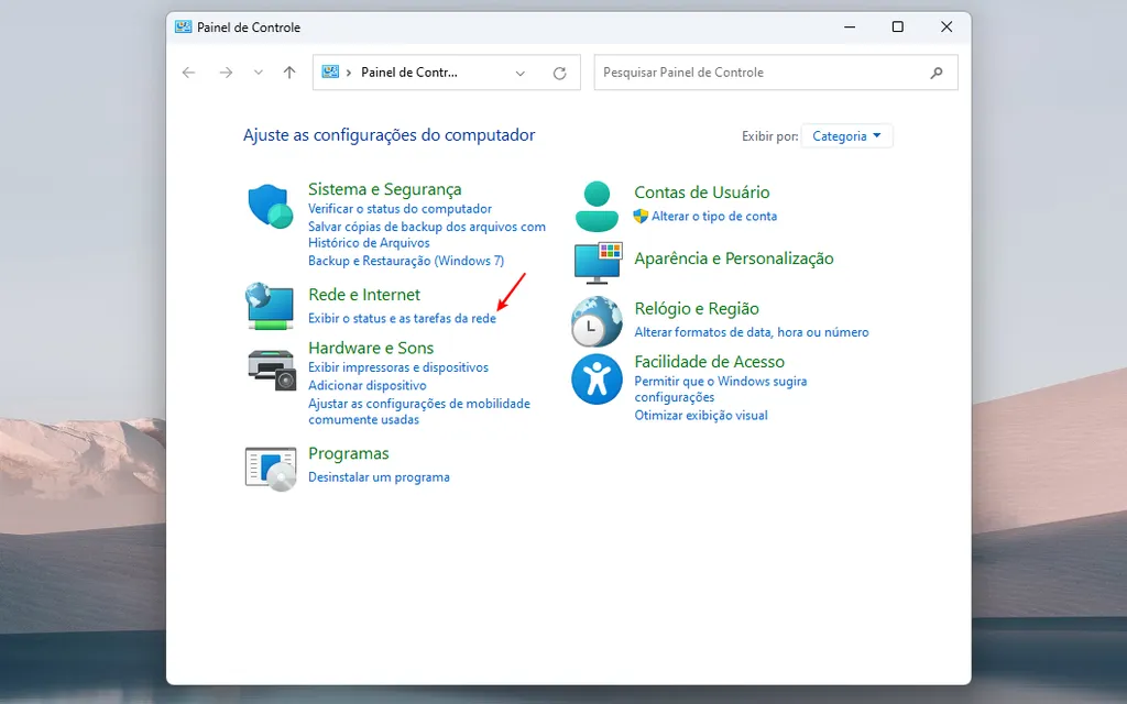 Acesse o Painel de Controle do Windows (Imagem: Captura de tela/Thiago Furquim/Canaltech)