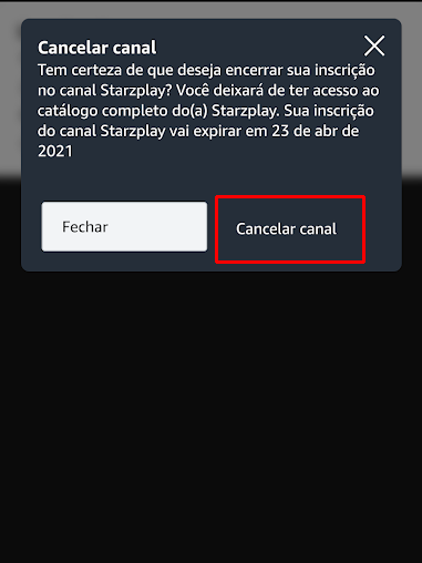 Cancele a assinatura do canal (Imagem: André Magalhães/Captura de tela)
