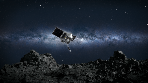 Sonda OSIRIS-REx, da NASA, coleta amostras do asteroide Bennu com sucesso