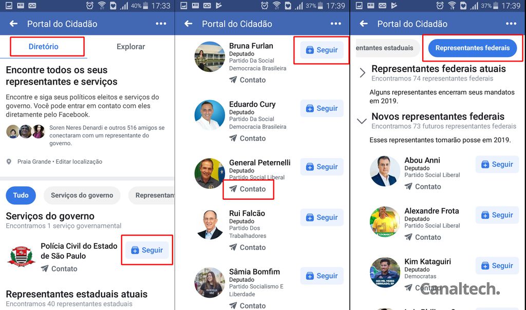 Como ativar o Portal do Cidadão e se aproximar dos políticos no Facebook