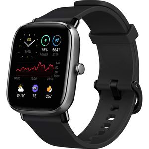 Amazfit GTS 2 Mini Smart Watch GPS Fitness Tracker For Men Mulheres, Alexa embutida, mais de 70 modos esportivos, monitor de sono com frequência cardíaca de oxigênio no sangue (black)