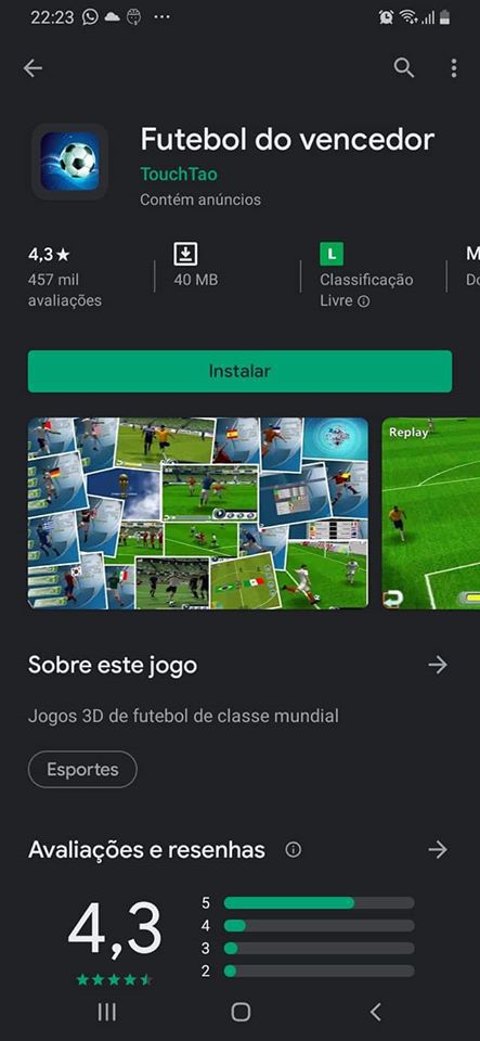 Como jogar o game 'Futebol do Vencedor', uma interessante alternativa ao  FIFA - Lance!