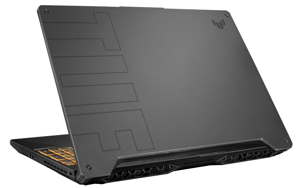 Com foco na construção e resistência, junto a um conjunto de hardware modesto, o ASUS TUF Gaming F15 marca a estreia da linha de notebooks ASUS TUF Gaming no Brasil (Imagem: ASUS)