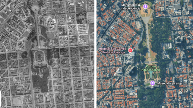 (Imagem: Reprodução/Geoportal e Google Earth)