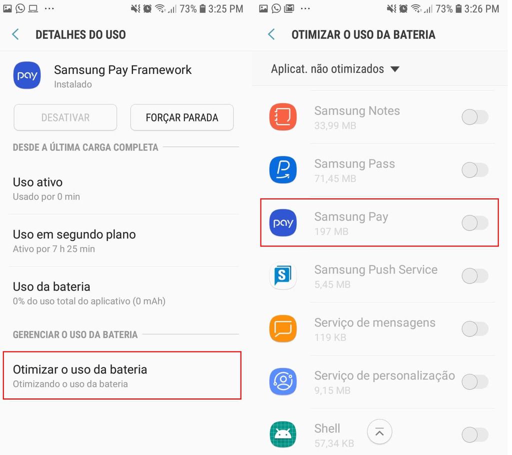 Samsung Pay está usando mais bateria de alguns smartphones 