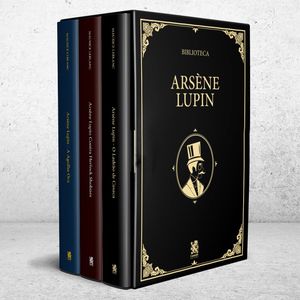 Biblioteca Arsène Lupin Volume 01 - Box com 3 Livros Capa Comum