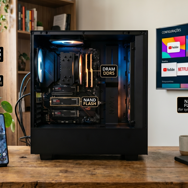 Fim da Linha para seu PC? Crise de Estoque de Componentes Chega em 2026!