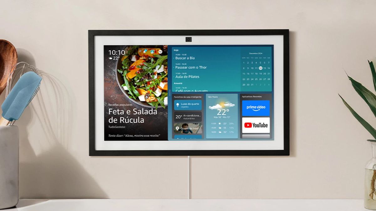 Amazon anuncia Novo Echo Show 15 como hub para casas inteligentes