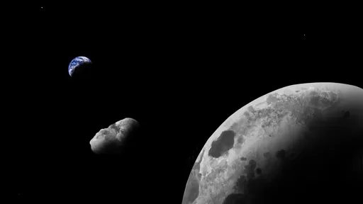 Este asteroide próximo da Terra pode ser um pedaço da Lua que foi "expulso"
