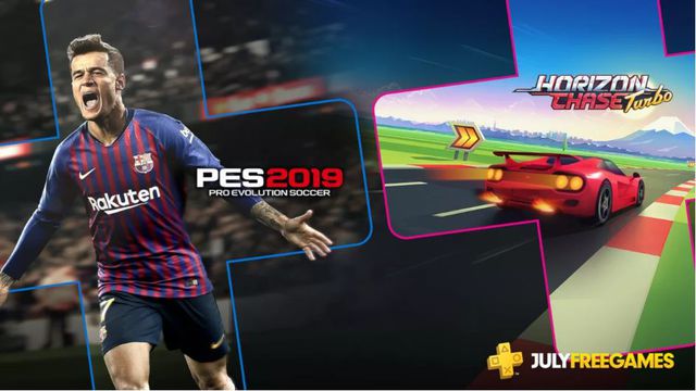 PES 2019 e Horizon Chase Turbo são os jogos gratuitos da PS Plus de julho