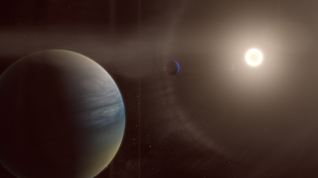 Representação dos exoplanetas gasosos detectados (Imagem: Reprodução/NASA/Scott Wiessinger)