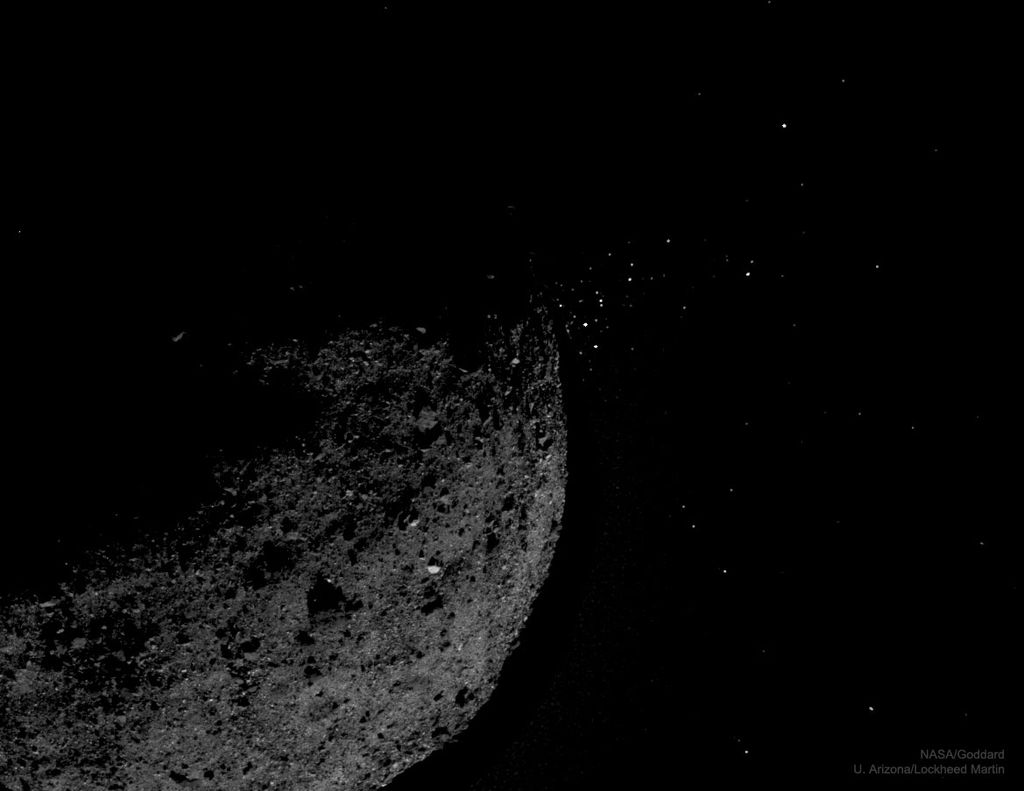 O asteroide Bennu foi o segundo a receber uma visitinha (Imagem: Reprodução/NASA's GSFC/U. Arizona/OSIRIS-REx Lockheed Martin)