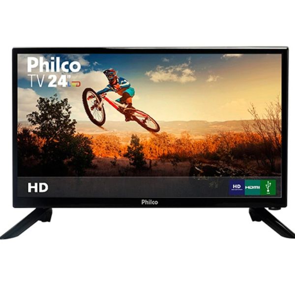 TV LED 24" Philco PH24N91D HD com Conversor Digital 1 HDMI 1 USB