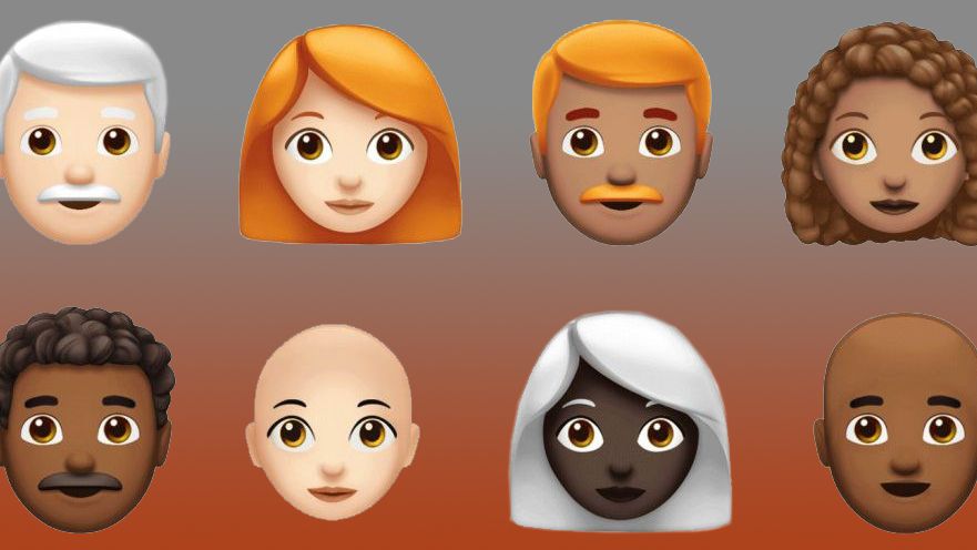 Projeto de novos emojis permite mudança de sexo, cor de cabelo e mais