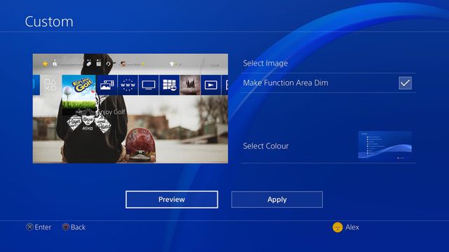 PlayStation 4 agora permite usar papéis de parede personalizados