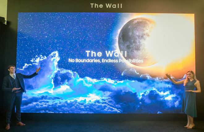 Wall for Business | Samsung apresenta maior TV 8K do mundo sem borda alguma