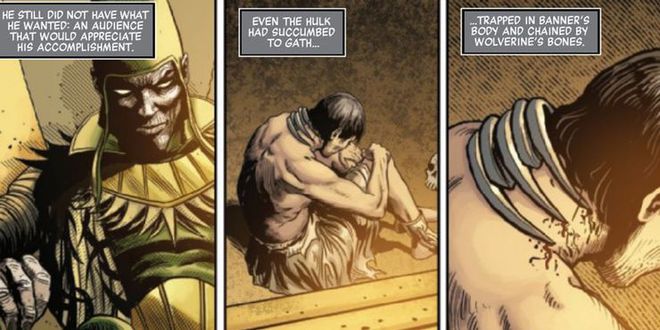 Bruce Banner e o colar de adamantium (Imagem: Reprodução/Marvel)