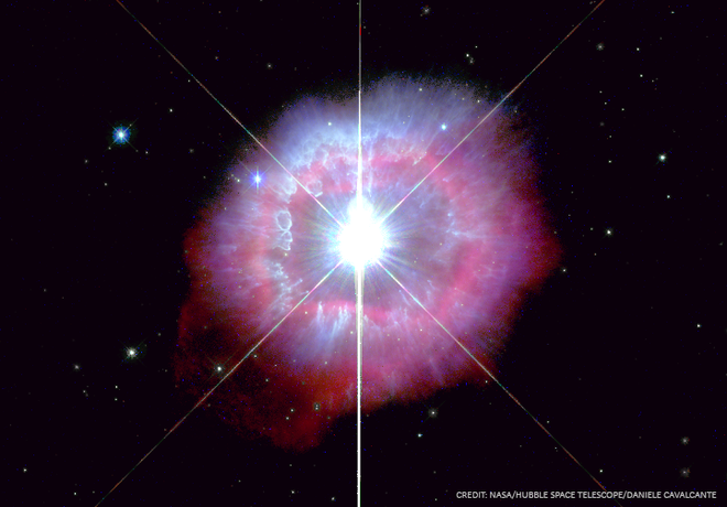 AG Carinae (Imagem: Hubble Space Telescope/STScI/Daniele Cavalcante)