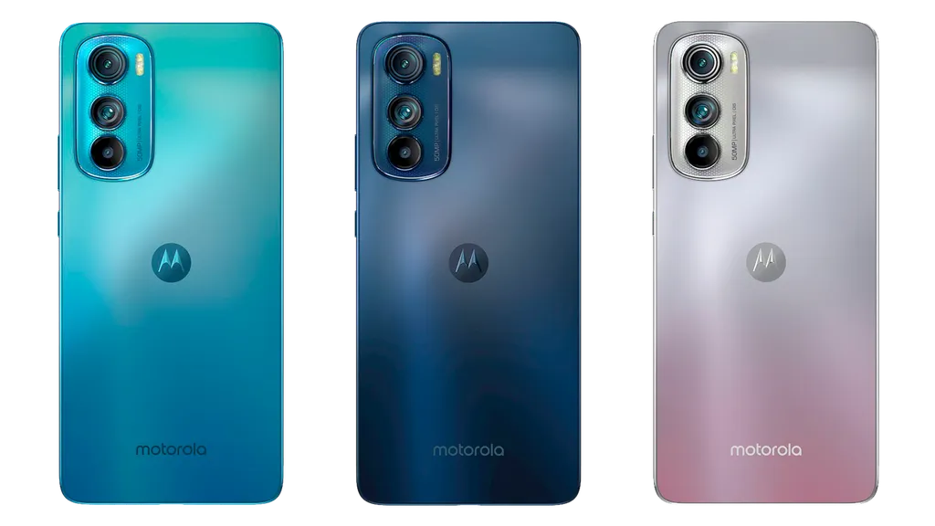 O aparelho chega nas cores Aurora Green, Meteor Grey e Supermoon Silver (Imagem: Motorola)