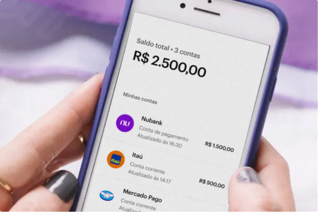 Usuários do Nubank poderão conferir o saldo de outras contas vinculadas ao Open Finance a partir do app roxinho (Imagem: Divulgação/Nubank)