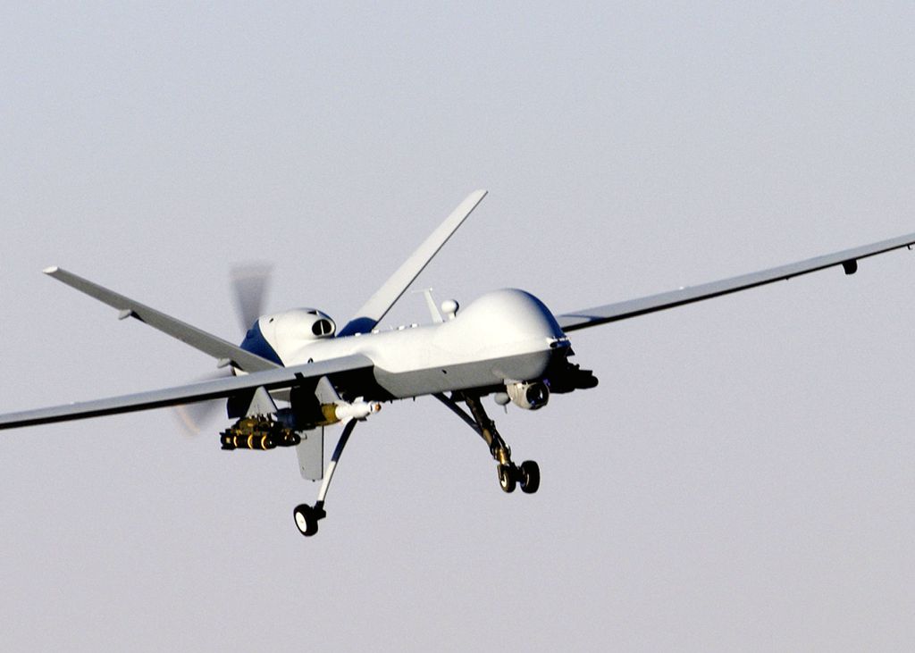 Reaper aproximando para pouso Reaper aproximando para pouso
