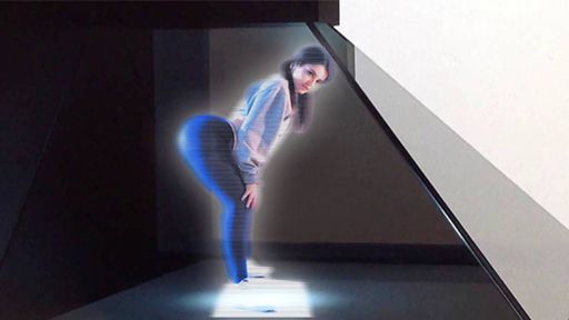 VR pornô não basta? Que tal pornô em holograma?