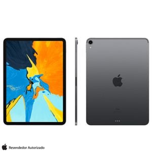 iPad Pro Cinza Espacial com Tela de 11", Wi-Fi, 64 GB e Processador A12x - MTXN2BZ/A [À VISTA]