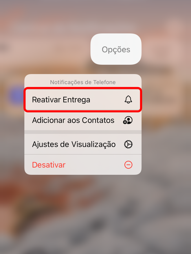 Reative o aviso sono e por vibração no iPhone - Captura de tela: Thiago Furquim (Canaltech)