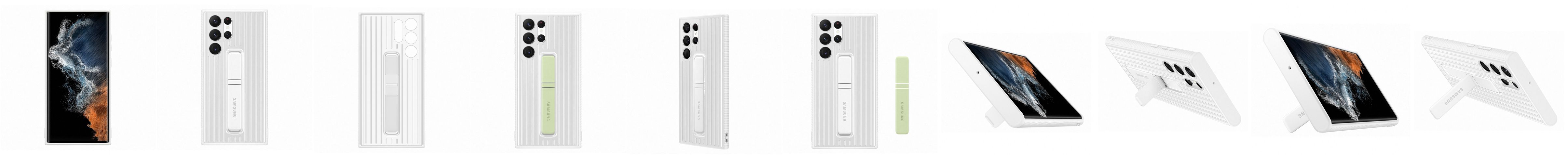 Samsung Galaxy S22 Ultra Case Apoio Prata