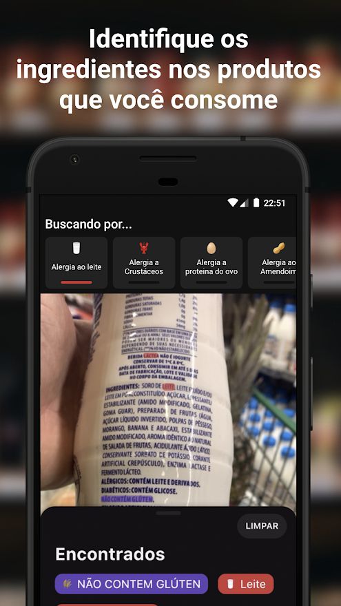 App lê embalages e revela quais ingredientes um produto contêm (Imagem: Divulgação/Loomos)