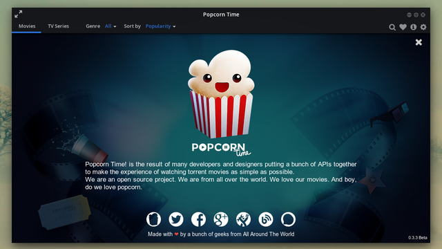 Popcorn Time perde importante domínio e sofre com saída de desenvolvedores