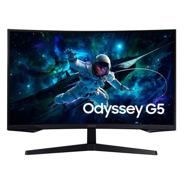 PARCELADO | Monitor Gamer Samsung Odyssey G5, 27", QHD, 165 Hz, 1ms, VA, Freesync, HDMI, DP | CUPOM