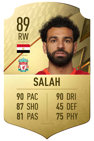 Card de jogador FIFA 22