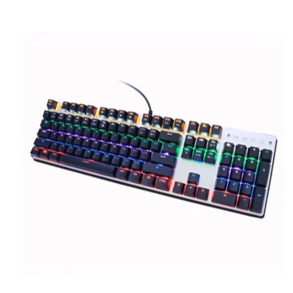 Teclado Mecânico Metoo - 87 teclas com RGB - Compatível com PC, notebook e tablet [INTERNACIONAL]