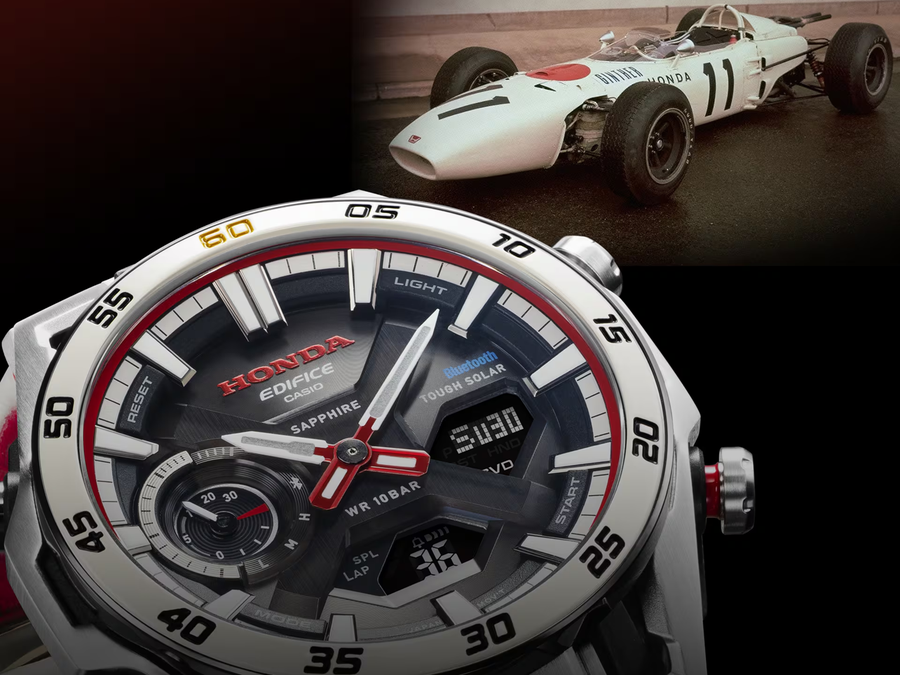 Casio lança relógio inspirado em carro de F1 da Honda - Canaltech