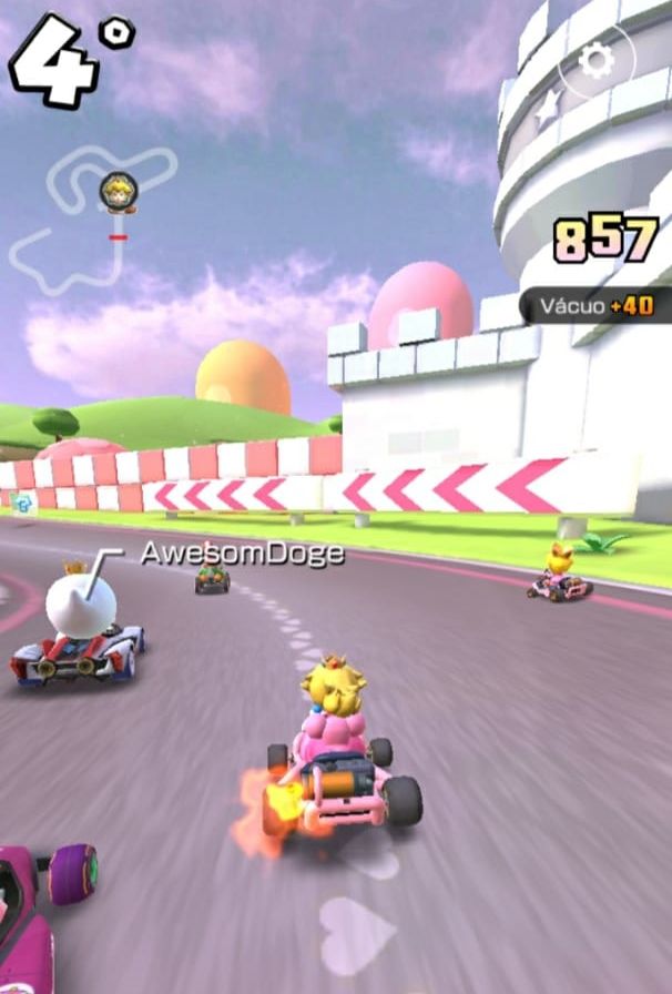 Mario Kart Tour gameplay - (Captura:Canaltech/Felipe Freitas)
