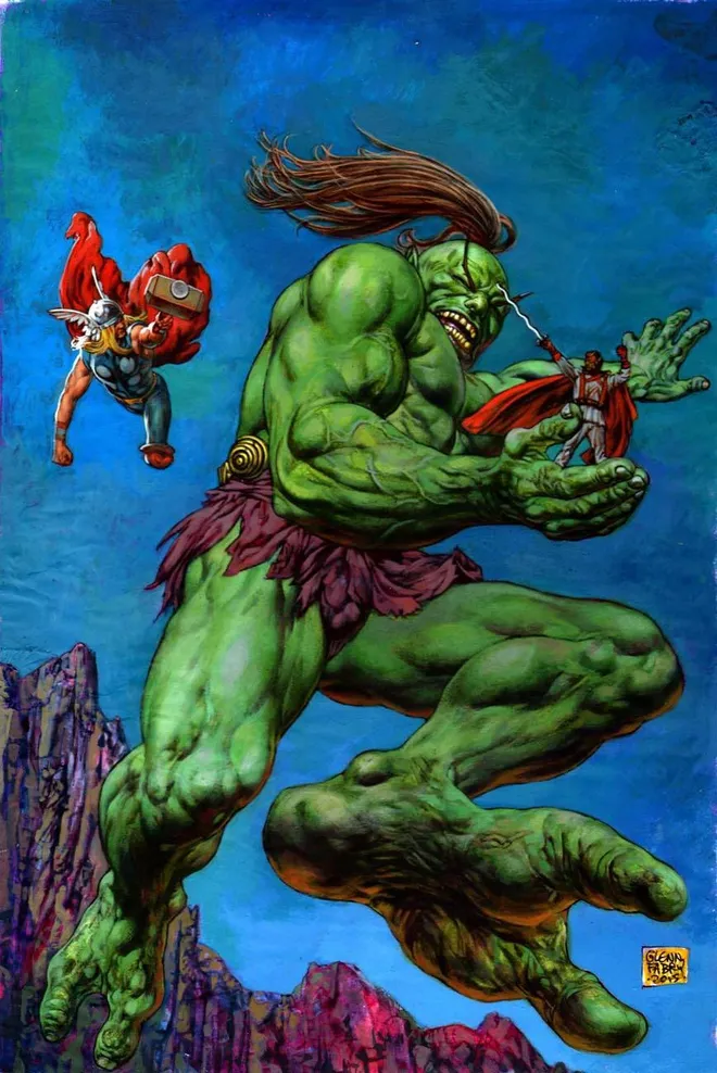 Thor já enfrentou um djinn ao longo de suas aventuras: Jinni foi invocado pelo vilão Mogul para enfrentar o Deus do Trovão (Imagem: Marvel Comics)