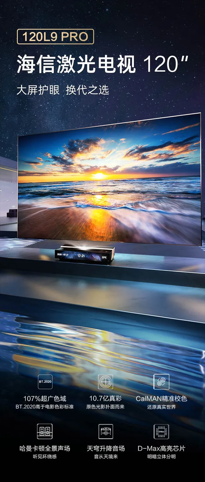 Hisense apresenta primeira televisão a laser de 120 polegadas do mundo ...