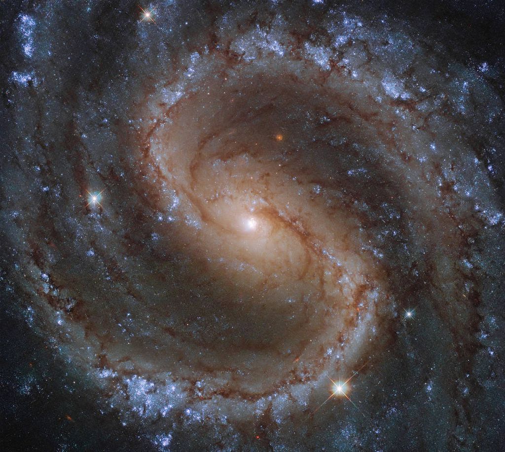 A "Galáxia Perdida" (Imagem: Reprodução/ESA/Hubble & NASA, J. Lee and the PHANGS-HST Team)