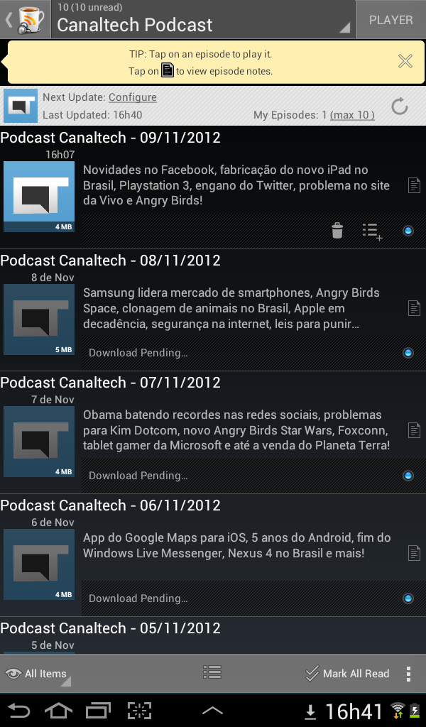 Podcast Android
