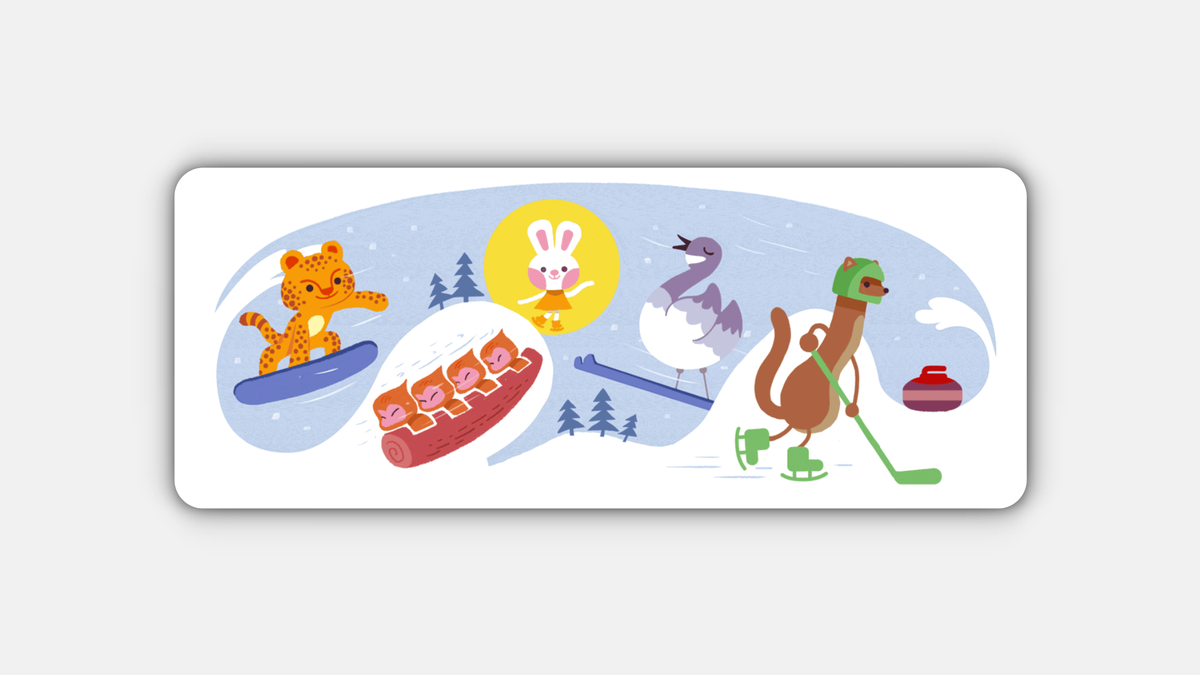 O incrível campeonato olímpico do Doodle do Google