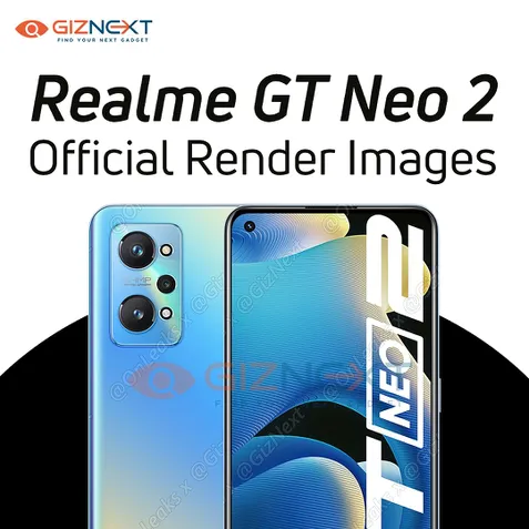 Realme GT Neo 2 Renderizações