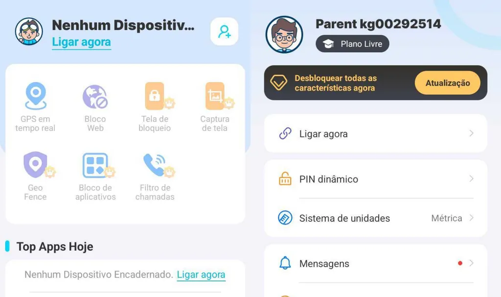 Apesar de ser um app de monitoramento de crianças, o KidsGuard também mostra atualizações do Instagram (Imagem: Captura de tela/Fabrício Calixto/Canaltech)