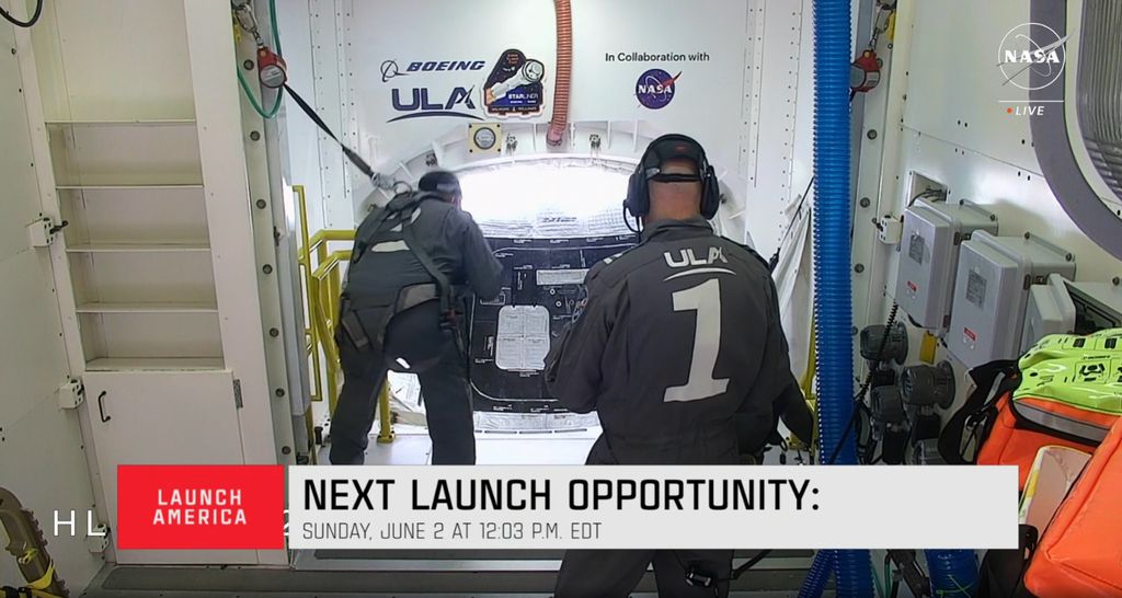 Lançamento do Atlas V foi interrompido pouco antes de acontecer; nova tentativa acontece em 2 de junho (Imagem: NASA)